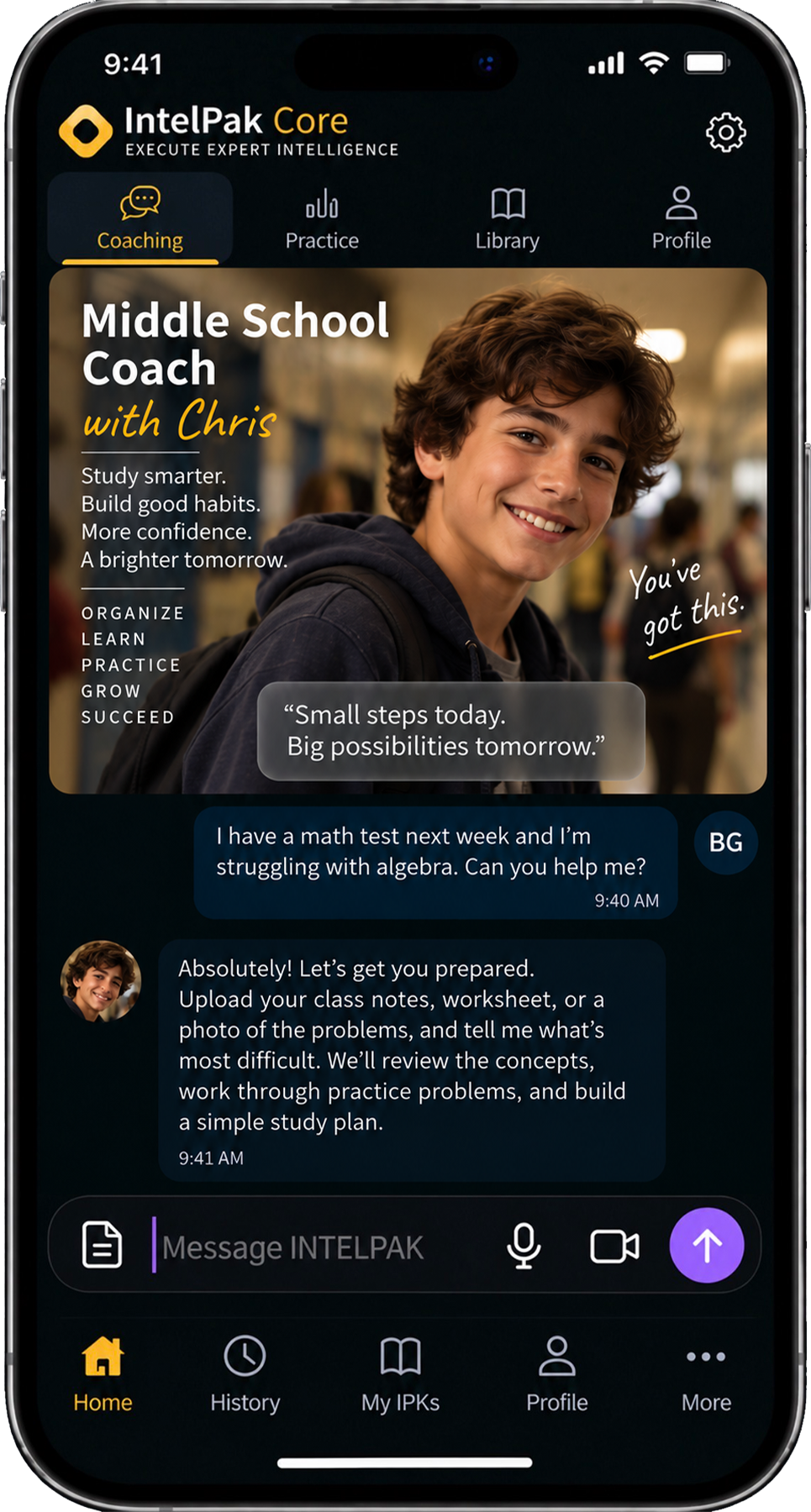 Middle School Coach
